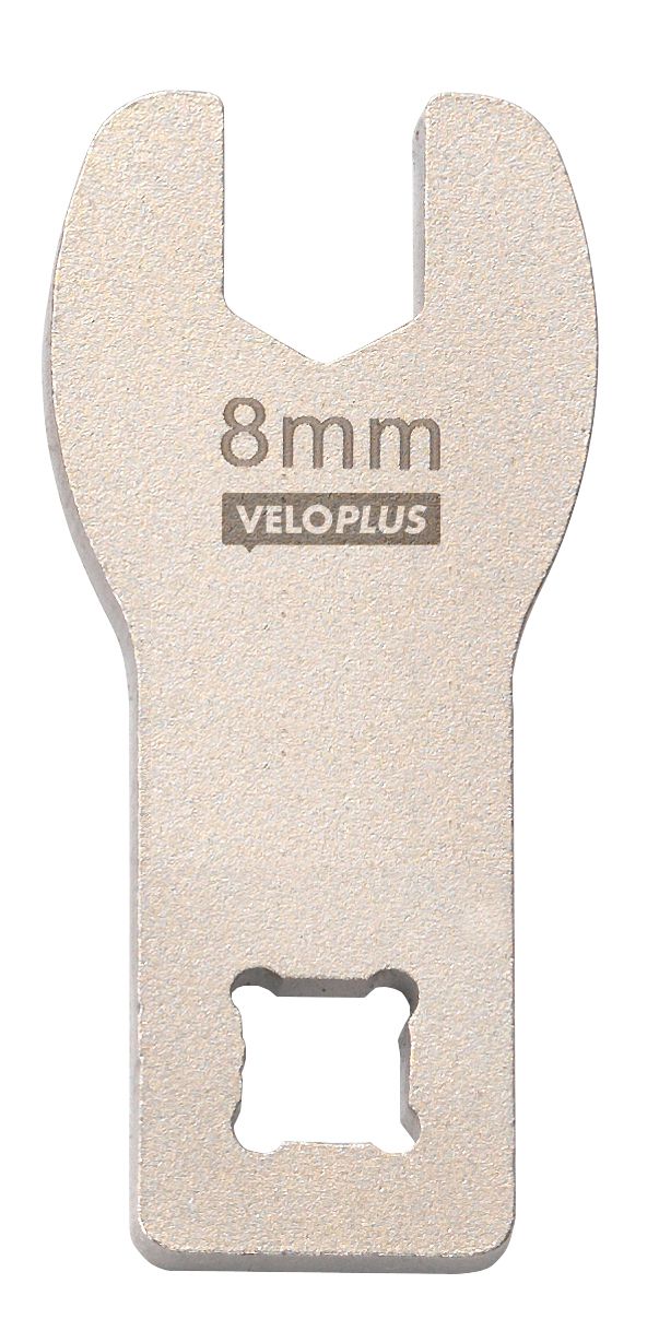 KRÄHENFUSS 8mm für Knarren-Adapter 1/4" / silber