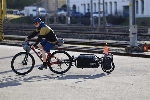 EXPEDITION SADDLE PACK 17L Satteltasche / grau / 17L