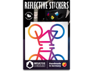 REFLEXSTICKER FAHRRÄDER reflektierende Kleber / rainbow