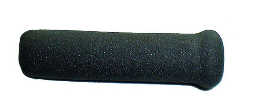 Lenkergriffe 130 mm schwarz / schwarz geschlossen