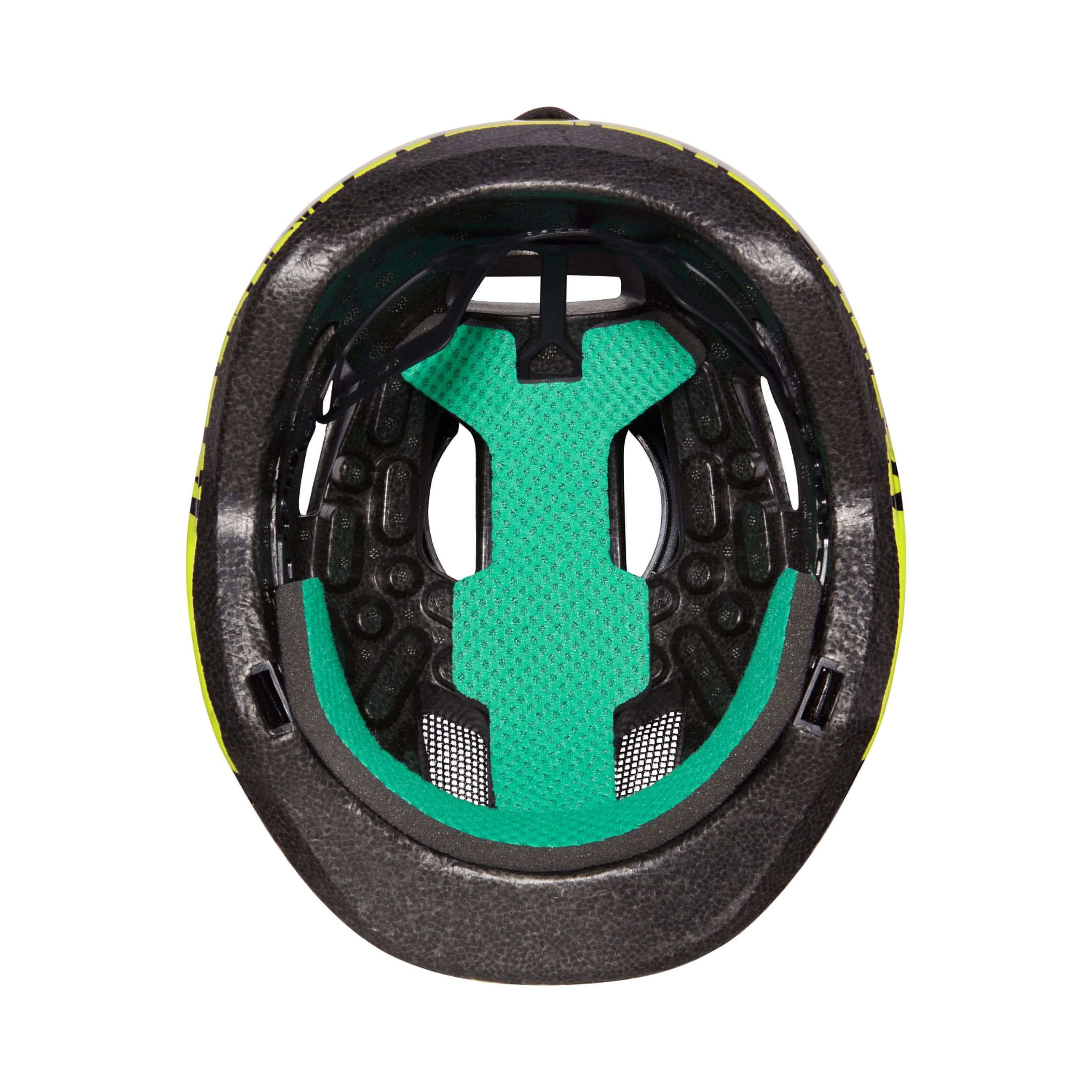 LAZER Kids Nutz KinetiCore Helm / black flash yellow