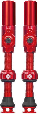 Tubeless Valves Big Bore Hybrid / Red / 75 mm