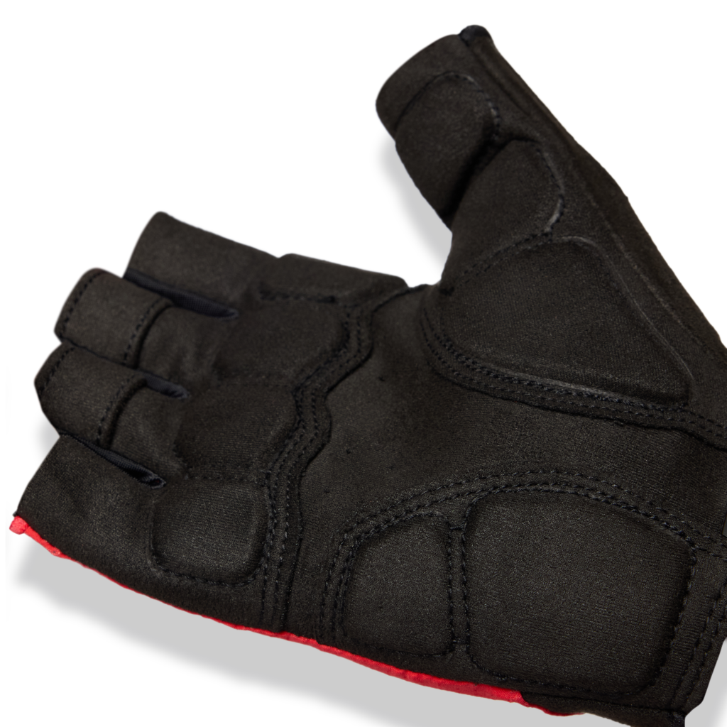 BRAVO GEL II Unisex-Kurzfingerhandschuhe / flame red / XL