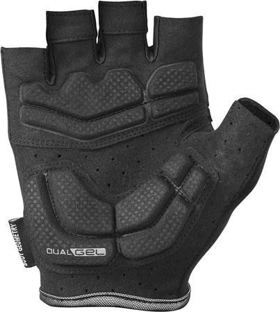 BG DUAL-GEL Unisex-Kurzfingerhandschuhe / black / S