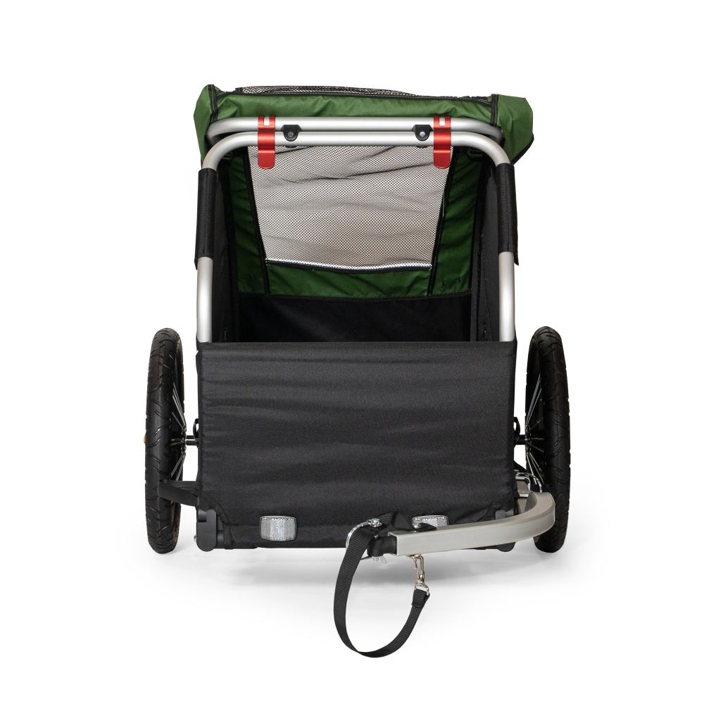 TAIL WAGON Hundeanhänger / grün/schwarz