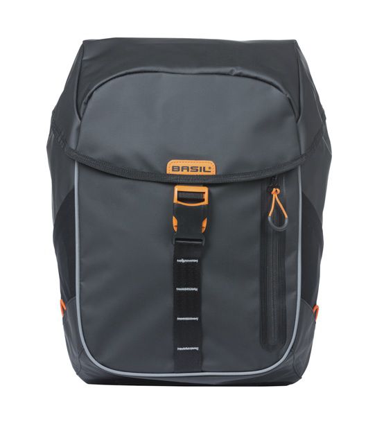 Miles Tarpaulin Fahrradrucksack / schwarz/orange