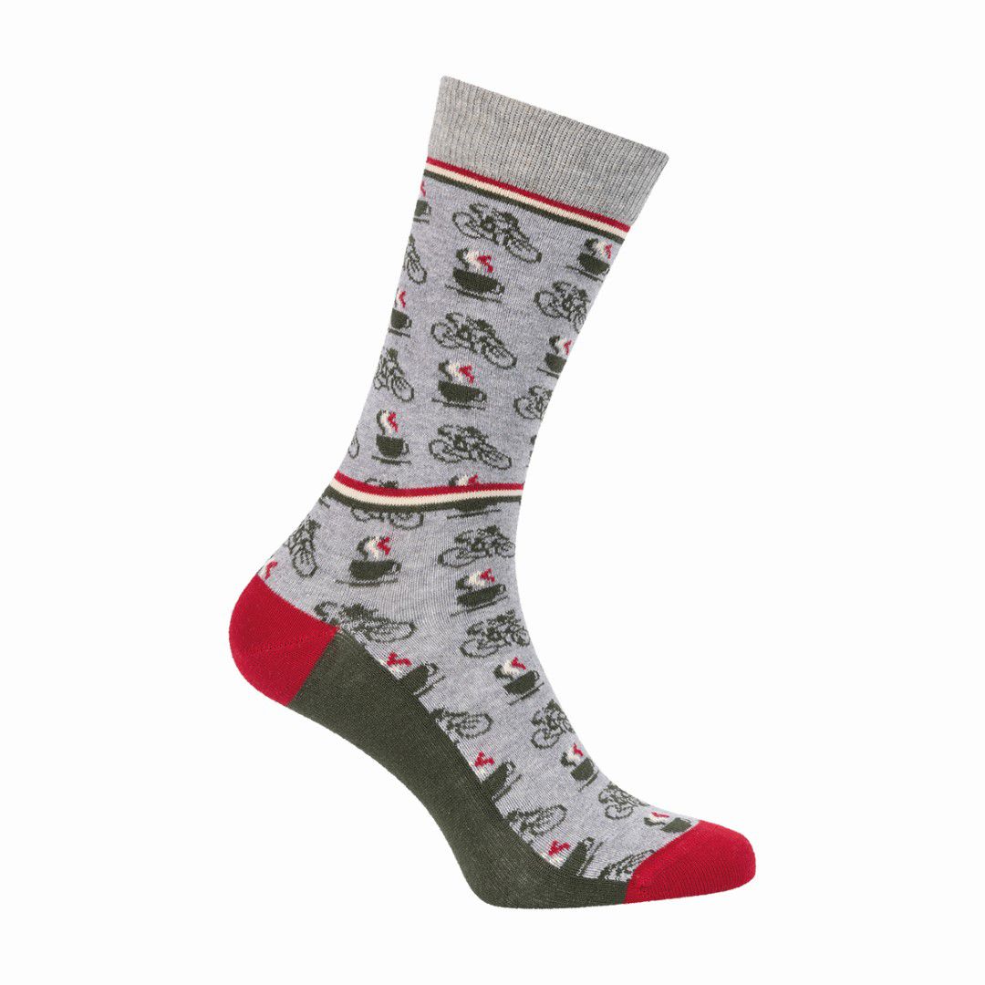 Cafe Cycliste Socks 2024 / grey melange / 35-38