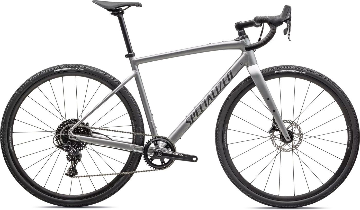 DIVERGE COMP E5 Gravelbike / satin silver dust smoke / 58 CM
