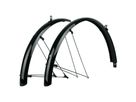 BLUEMELS BASIC Schutzblech-Set für Festmontage (26", 28") / schwarz / 28" 35mm