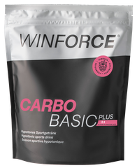 CARBO BASIC PLUS Sportgetränk, Beutel 900g / HIMBEER