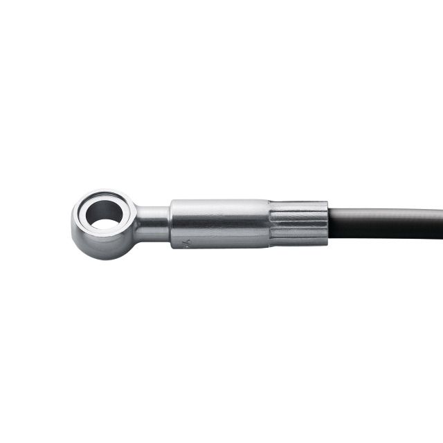 SM-BH90SBLS Bremsleitungs-Set mit langem Kühlelement für 4-Kolben-Bremsen / schwarz / 1700mm