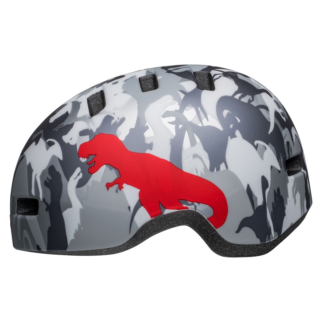 Lil Ripper Helmet / matte gray/silver camosaurus / XS