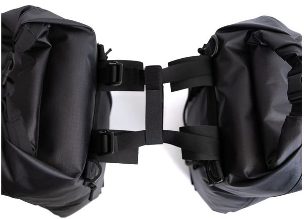 DRY-LITES Hinterradtaschen (Duo) / black / 28 L