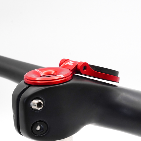 K-EDGE GARMIN Race Stem Mount with Top Cap, Adjustable / red
