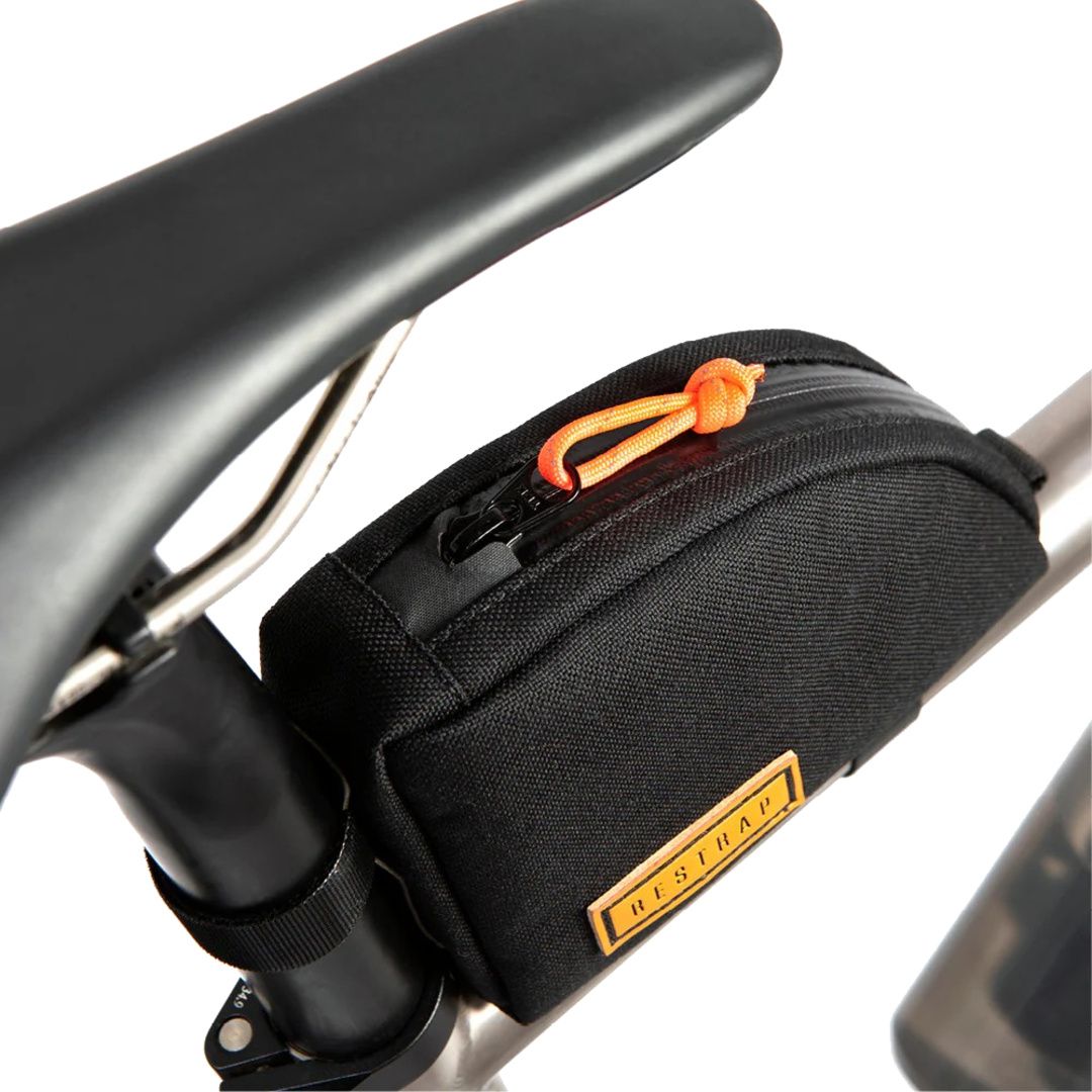 Rear Top Tube Bag / schwarz / 13 x 18 x 3 cm, 0.8 l