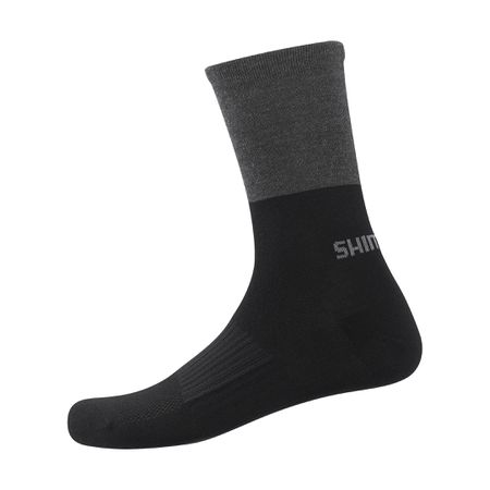 Original Wool Tall Socks / black gray / S/M