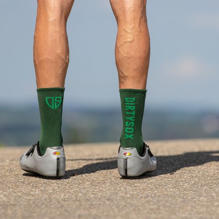 Compress - Velosocken - 17 cm / grün / S=36-39