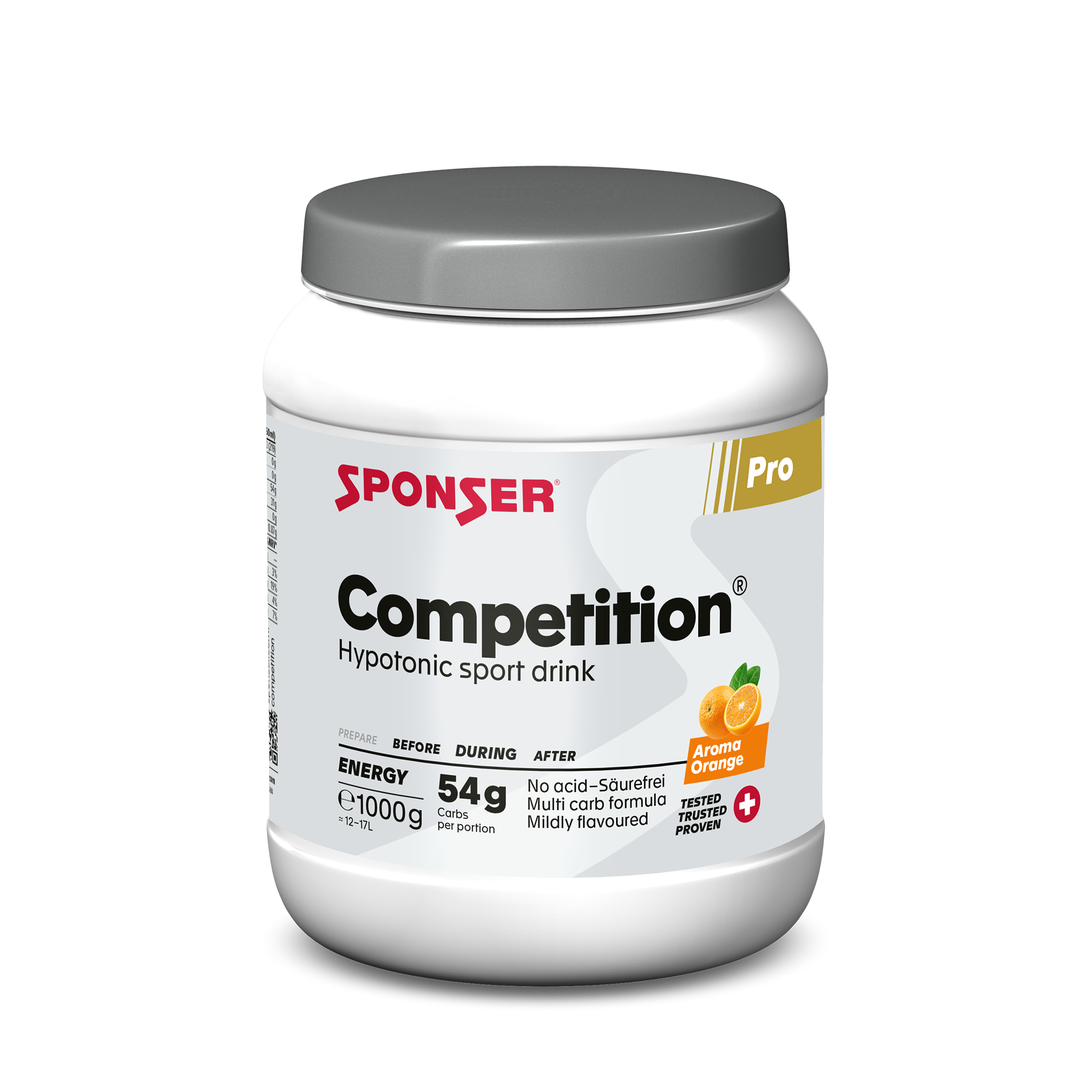 COMPETITION Sportgetränk, Dose 1000g / ORANGE