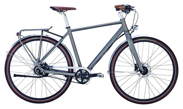LAZY DAY GATES ALFINE 8 Men City- und Alltagsvelo / metall matt / 52 CM