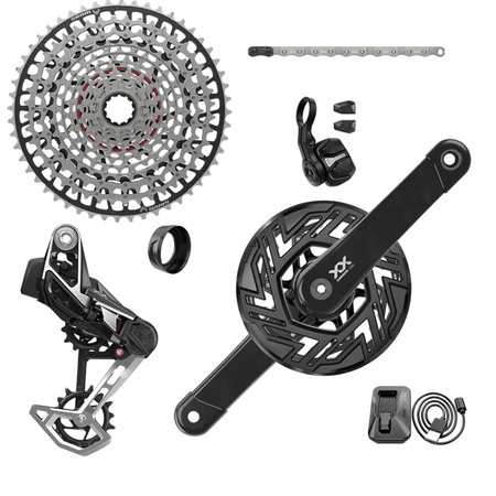 Groupset XX Eagle AXS Transmission Bosch Gen4 / black/silver / 165mm