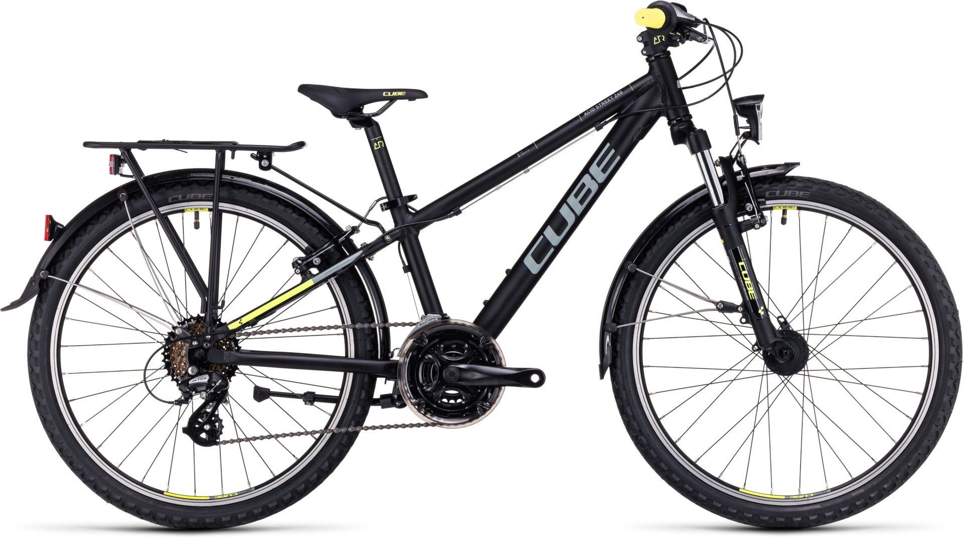 ACID 240 STREET 2023 Kinder-und Jugendvelo / black yellow / 24 ZOLL