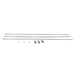 Spoke and Nipple 278mm Straight Rise 60 27.5 Qty 3 / black