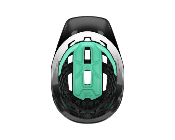 LAZER Unisex MTB Coyote KinetiCore Helm / white black / S