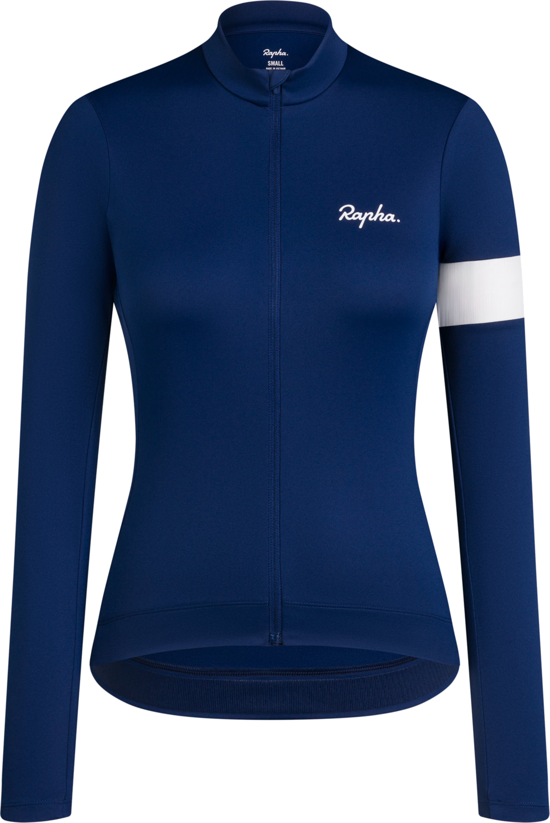 CORE Damen-Thermo-Langarmtrikot / navy/white / S