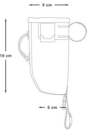 BACKCOUNTRY FOOD POUCH 0.8L / grau / 0.8L