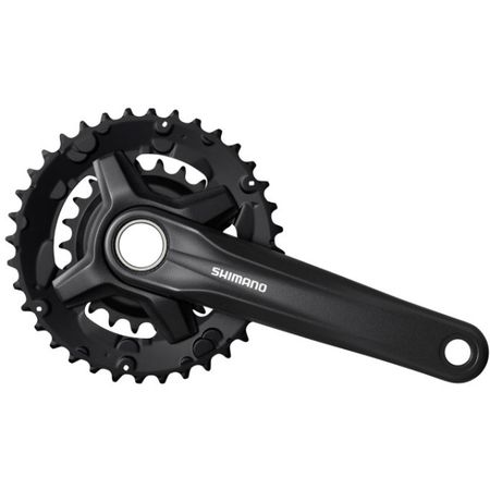 Kettenradgarnitur FC-MT210 Double 9-Gang / schwarz / 175mm 46x30 48.8mm HS