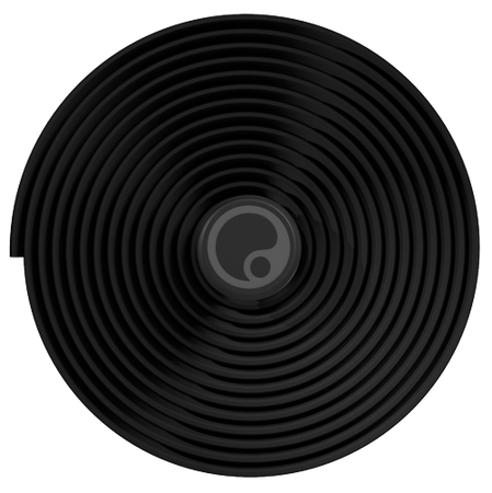 Lenkerband BT black / black / 2300 mm, 3.5 mm, Gravel, 150 g