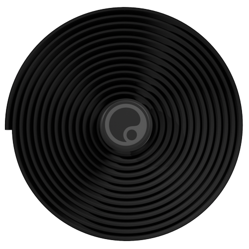 Lenkerband BT black / black / 2300 mm, 3.5 mm, Gravel, 150 g