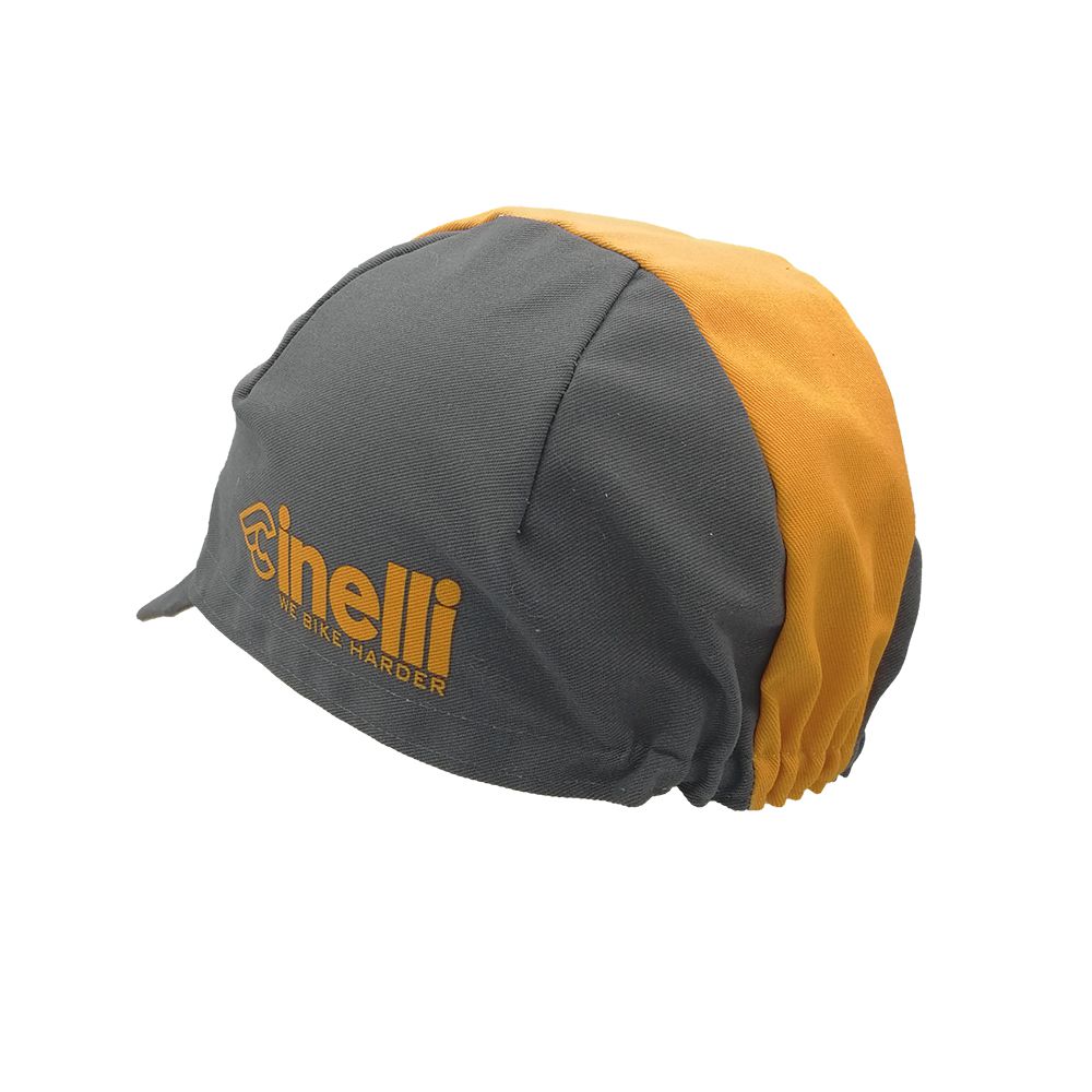 WE BIKE HARDER Cap / yellow line