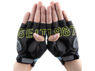 1987 TEAM Unisex-Kurzfingerhandschuhe / marineblau / 3XL