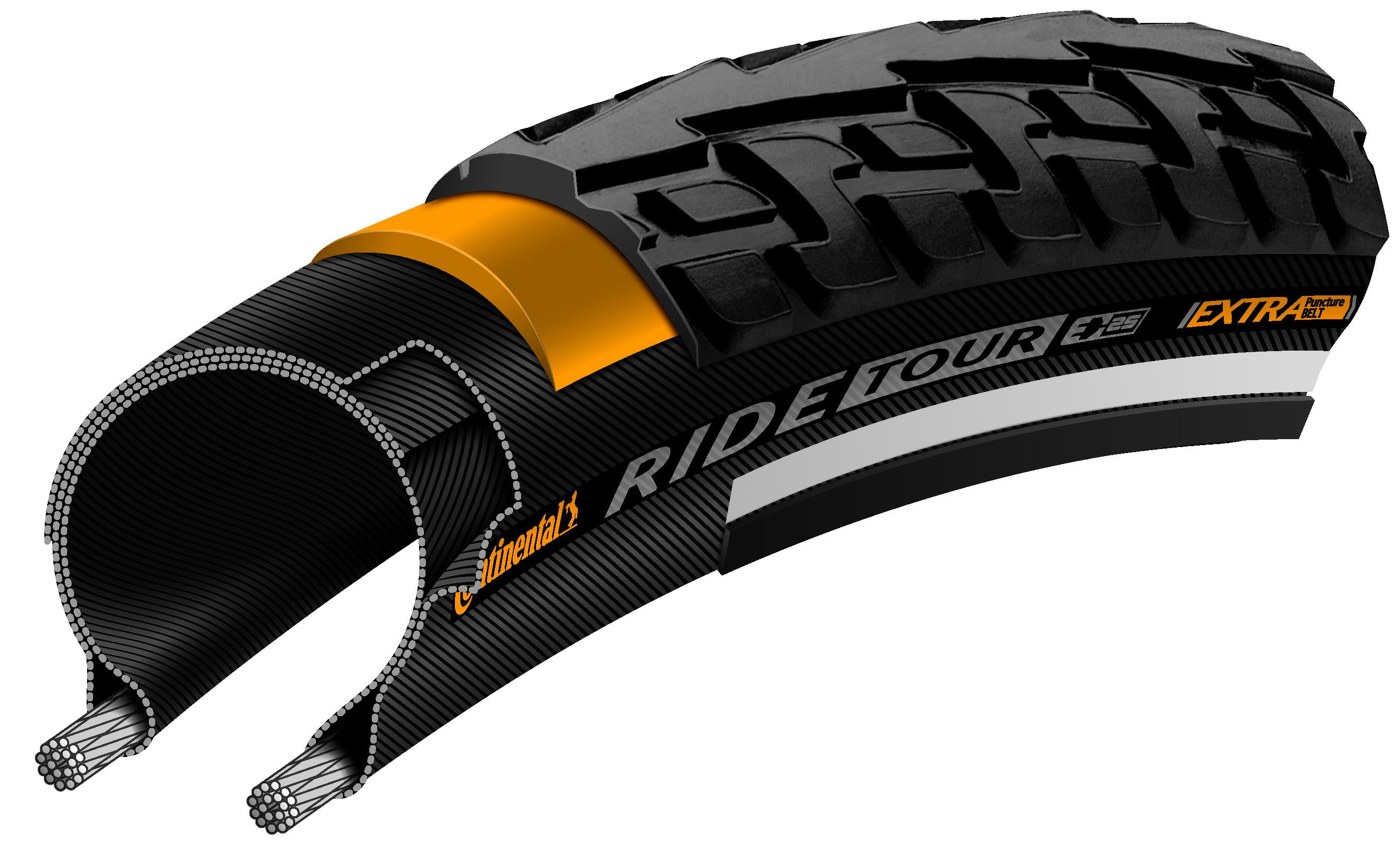 RIDE TOUR Reifen / black / 700x35C, 37-622