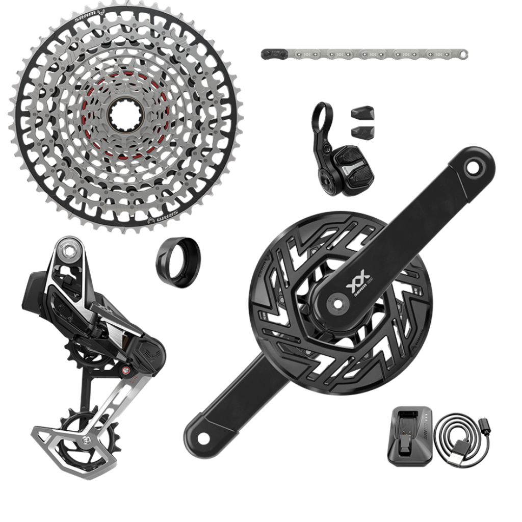 Groupset XX Eagle AXS Transmission Brose/SRAM / black/silver / 165mm
