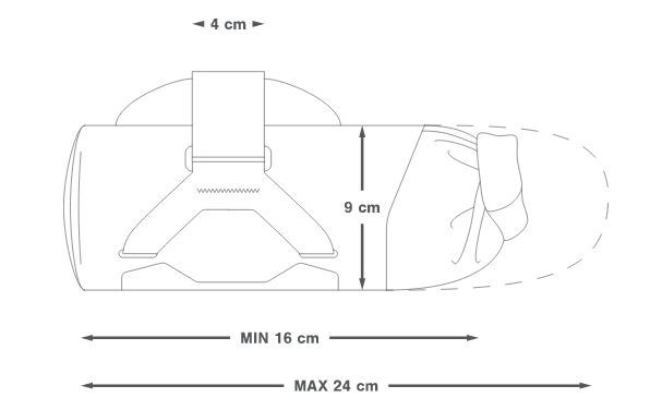 BACKCOUNTRY DOWNTUBE PACK 1.8L / grau / 1.8L