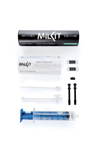 COMPACT MILKIT Tubeless-Servicekit / Schwarz / Ventil Set 35mm