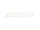 Spoke and Nipple 270mm CX-Ray Straight Pull Qty 3 / silver