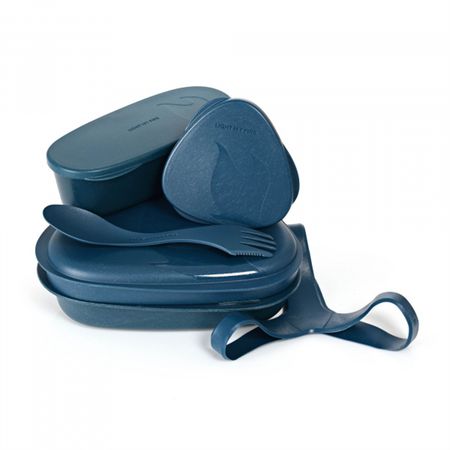 LUNCHKIT BIO 6 PCS blau