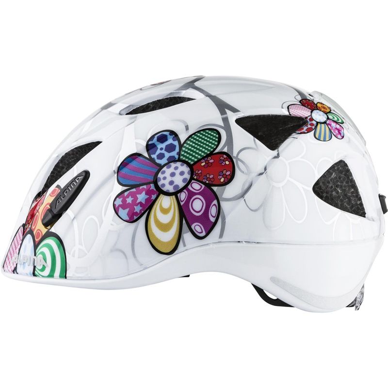 XIMO FLASH Kinderhelm mit Blinklicht / weiss / 45-49cm