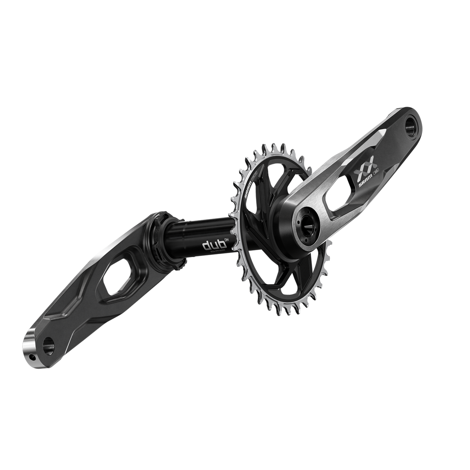 Crankset XX DH AXS Transmission DH DUB CL56.5 / black/silver / 16