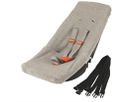 WEBER BABYSCHALE mit Teddyfellbezug / grau