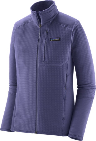 R1 HYBRID Damen-Fleecejacke / solstice purple / S