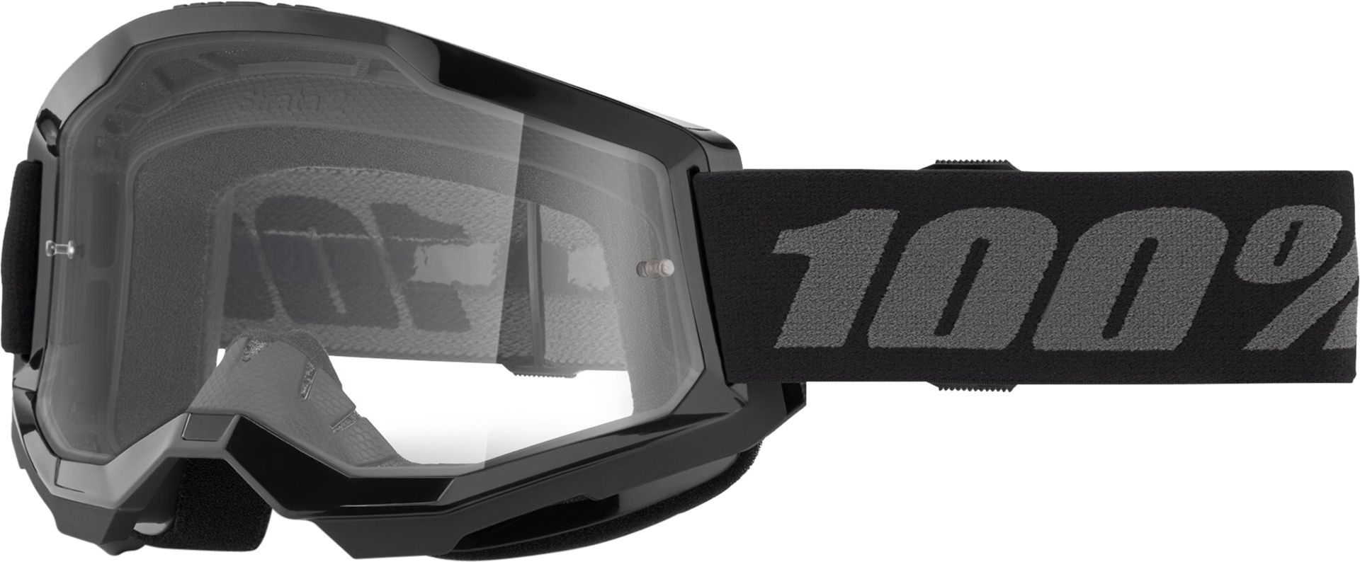 Goggle Strata 2 Junior / Black - Clear Lens / schwarz