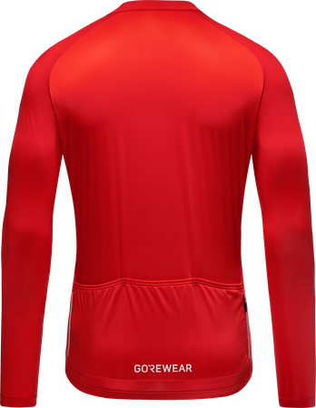 SPINSHIFT Herren-Langarmtrikot / lab red / S