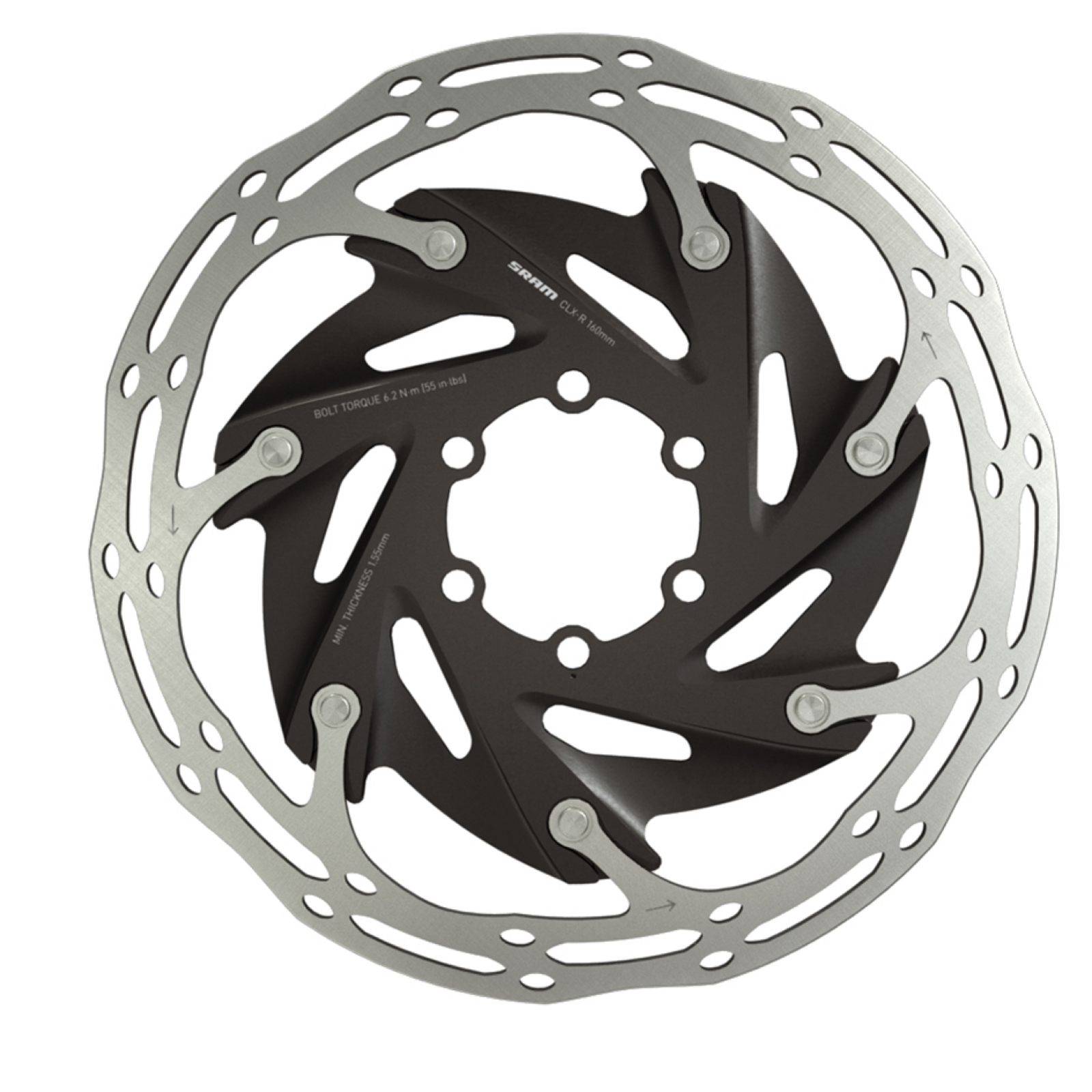 Rotor Centerline X Road 2-Piece Rounded 6-Bolt / 140mm