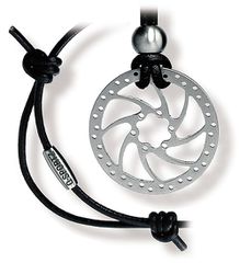 COOL Bikeschmuck BREMSSCHEIBE / silber