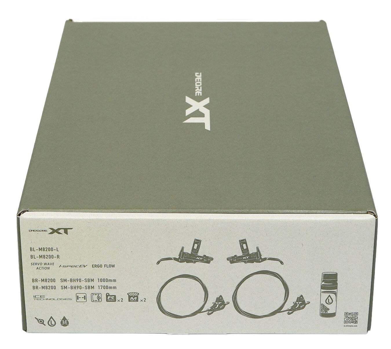 Scheibenbremsen-Set XT BR-8200 mit BL-8200 v&h Upgrade-Kit