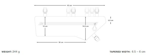 EXPEDITION FRAME PACK Rahmentasche / black / 3.8l